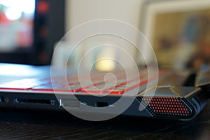 Gaming Laptop close-up