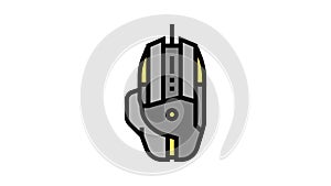 gaming mouse color icon animation