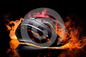 Gaming mouse fire