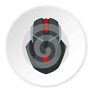 Gaming mouse icon circle