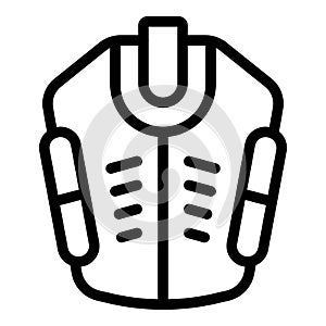 Gaming mouse icon outline vector. Videogame accessory