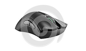 Gaming mouse isolated on white background.