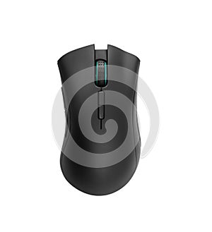 Gaming mouse isolated on white background.