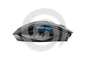 Gaming mouse isolated on white background.