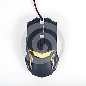 Gaming mouse tool. Close up,