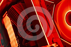 Gaming PC Interior Glow