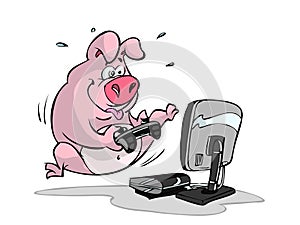 Gaming pig