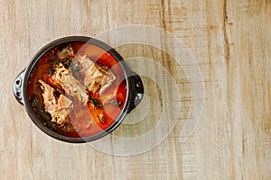 Gamjatang, Korean style Pork Back-bone Stew