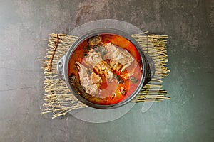 Gamjatang, Korean style Pork Back-bone Stew