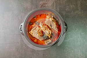 Gamjatang, Korean style Pork Back-bone Stew