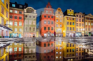 Gamla Stan at night, Stockholm, Sweden