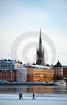 Gamla stan winter photo