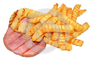 Gammon Steak And Chips