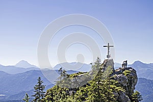 Gamskopf - small summit in the Brauneck area