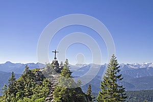 Gamskopf - small summit in the Brauneck area