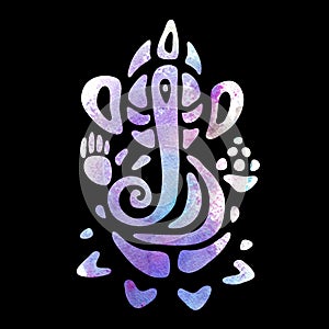 Ganapati. Hindu God Ganesha