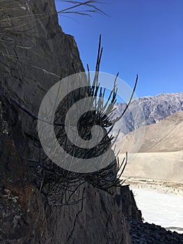 Gandaki River in Winter in Mustang District, Nepal.