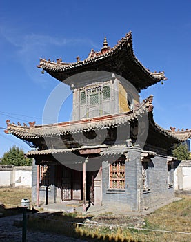 Gandan Khiid Monastery in Ulaanbaatar