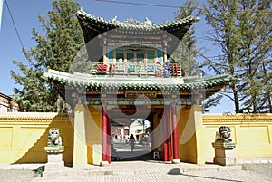 Gandan monastery, Mongolia