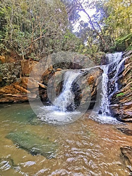 Gandarela 27 laps Waterfall, Honorio Bicalho, Rio Acima, Minas Gerais, Brazil. photo