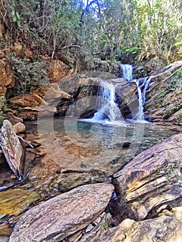 Gandarela 27 laps Waterfall, Honorio Bicalho, Rio Acima, Minas Gerais, Brazil. photo