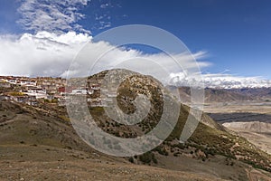 Ganden Monastery - Himalayan Mountains - Tibet