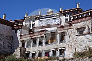 Ganden Monastery in Tibet