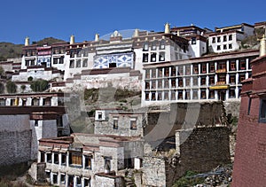 Ganden Monastery in Tibet
