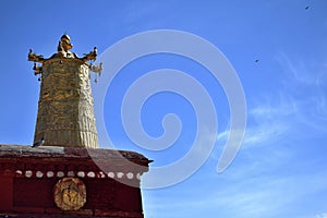 Ganden Monastery in Tibet Autonomous Region, China.