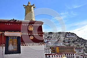 Ganden Monastery in Tibet Autonomous Region, China.