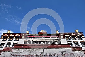 Ganden Monastery in Tibet Autonomous Region, China.