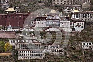 Ganden Monastery in Tibet - China photo