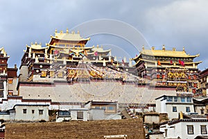 Ganden Sumtseling Monastery in Shangrila, China
