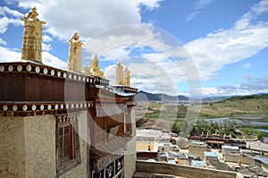 Ganden Sumtseling Monastery in Shangrila, China photo