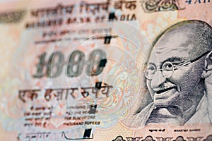 Gandhi banknote from India