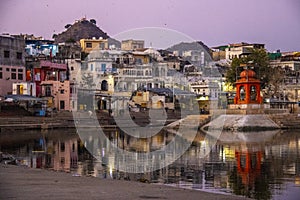 The Gandhi Ghat - Pushkar - India photo