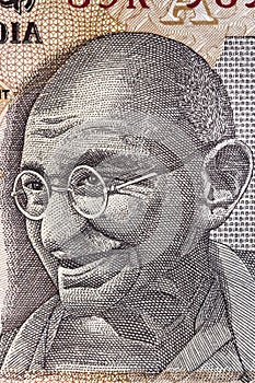 Gandhi on Indian Rupee Note