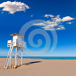 Gandia beach in Valencia Mediterranean Spain