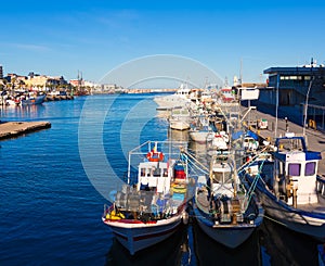 Gandia port puerto Valencia in Mediterranean Spain