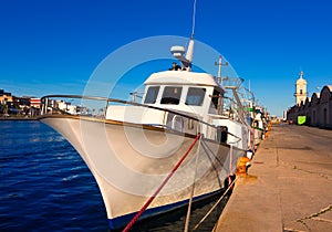 Gandia port puerto Valencia in Mediterranean Spain