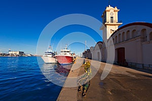 Gandia port puerto Valencia in Mediterranean Spain