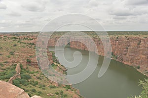 Gandikota fort near Pennar river , Andhra Pradesh