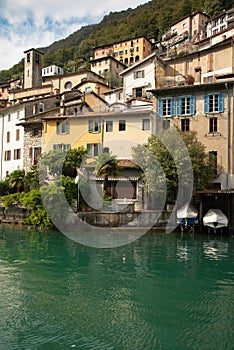 Gandria, Tessin, Switzerland. Lake Lugano, Switzerland