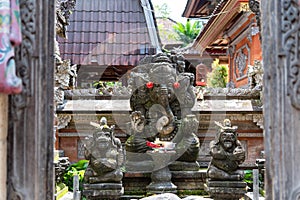 Ganesh shrine in Ubud Bali photo