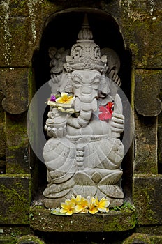 Ganesh statue in bali indonesia photo