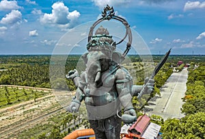 Ganesha bronze statue - Khlong Khuean Ganesh International park in Chachoengsao, Thailand