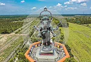 Ganesha bronze statue - Khlong Khuean Ganesh International park in Chachoengsao, Thailand