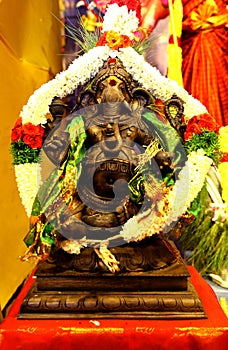 Ganesha, the elephant-headed deity of Hinduism photo