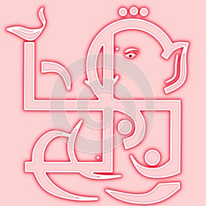 Ganesha ganesh ganpati holy hindu god art design