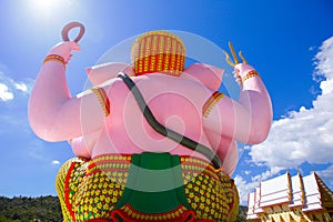 Ganesha Pink statue i